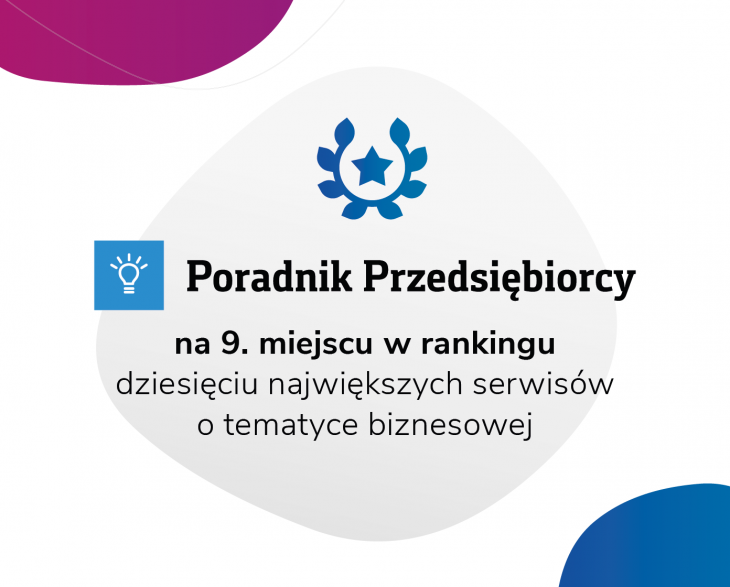 Poradnik Przedsiębiorcy na 9. miejscu w rankingu portali biznesowych!
