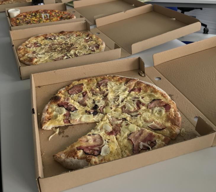 Pizza i planszówki, czyli spotkanie integracyjne w WINS